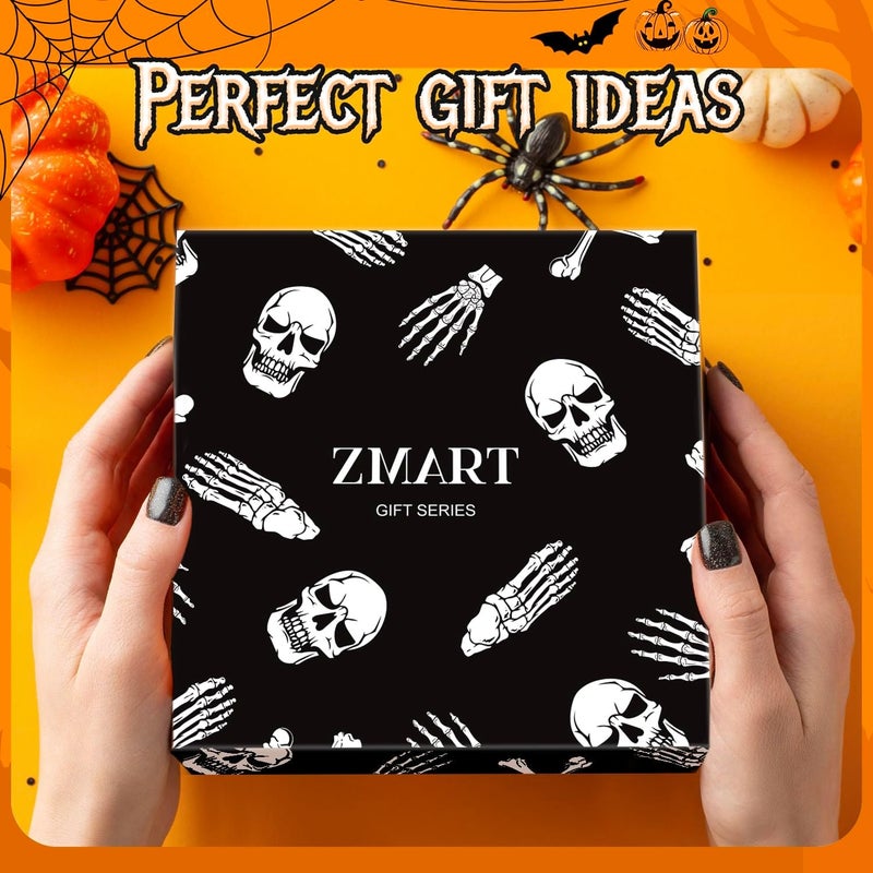 Zmart Halloween Gifts - Halloween Socks for Teens Adults, Knee Skeleton Socks Kids - Image 3